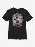 Disney Mickey Mouse American Tour Youth T-Shirt, BLACK, hi-res
