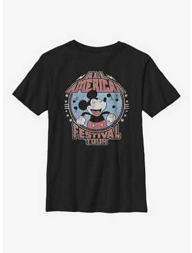 Disney Mickey Mouse American Tour Youth T-Shirt, , hi-res