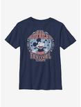 Disney Mickey Mouse American Tour Youth T-Shirt, NAVY, hi-res
