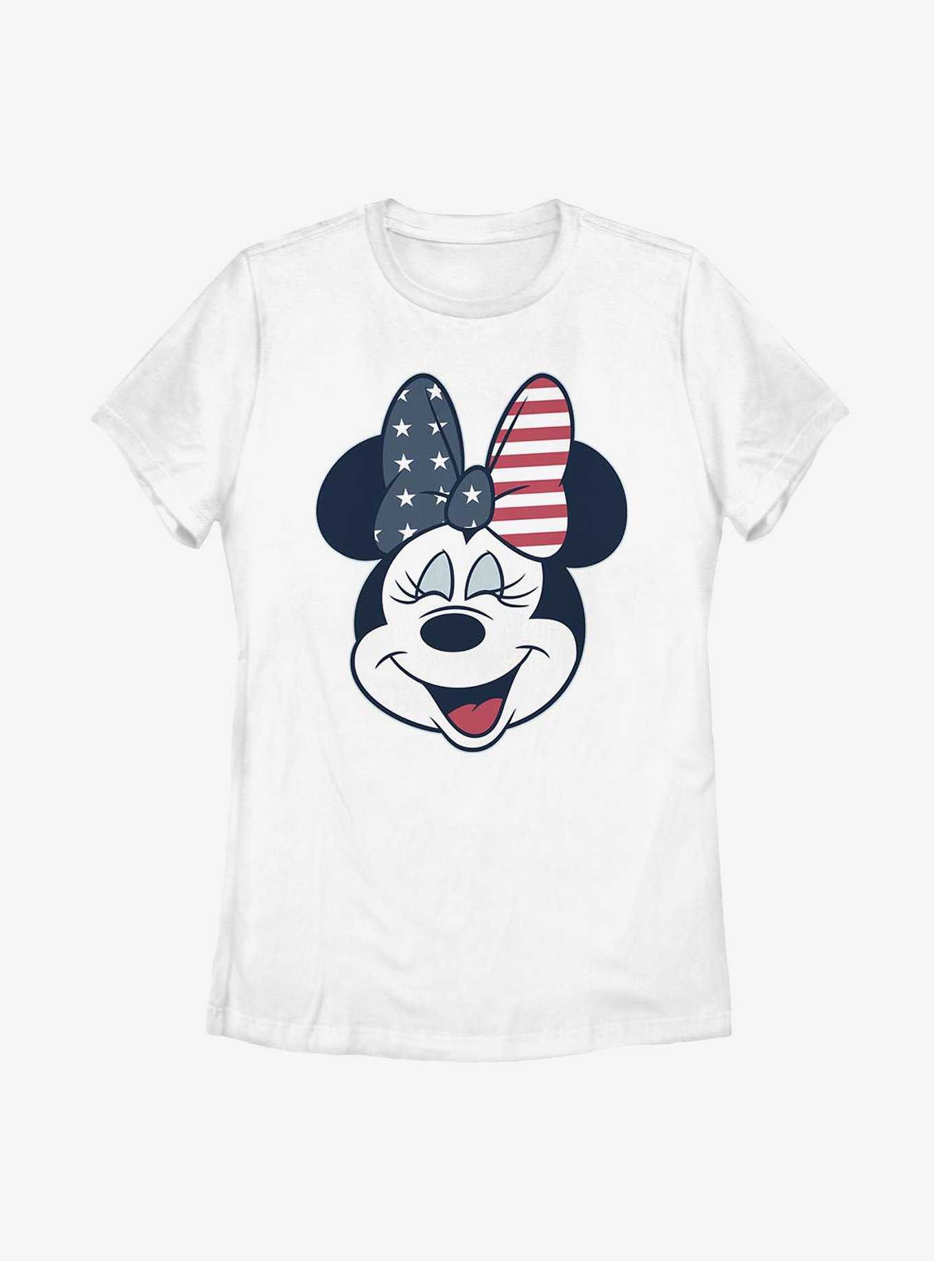 Disney Minnie Mouse American Bow Womens T-Shirt, , hi-res