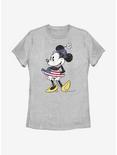 Disney Minnie Mouse Vintage American Flag Fill Womens T-Shirt, ATH HTR, hi-res
