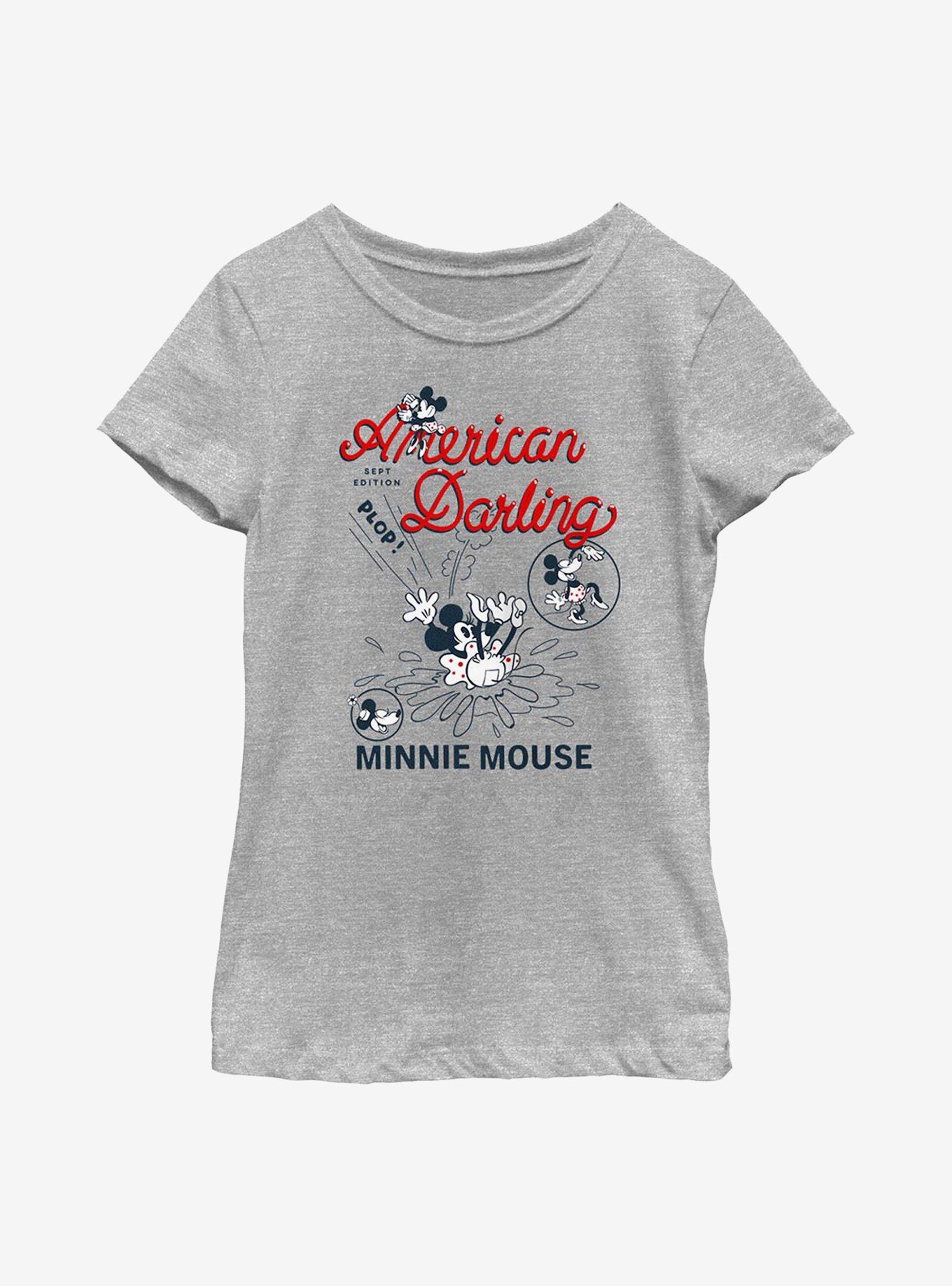 Disney Minnie Mouse Darling Comic Youth Girls T-Shirt, , hi-res