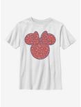 Disney Minnie Mouse Americana Paisley Youth T-Shirt, WHITE, hi-res