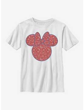 Disney Minnie Mouse Americana Paisley Youth T-Shirt, , hi-res