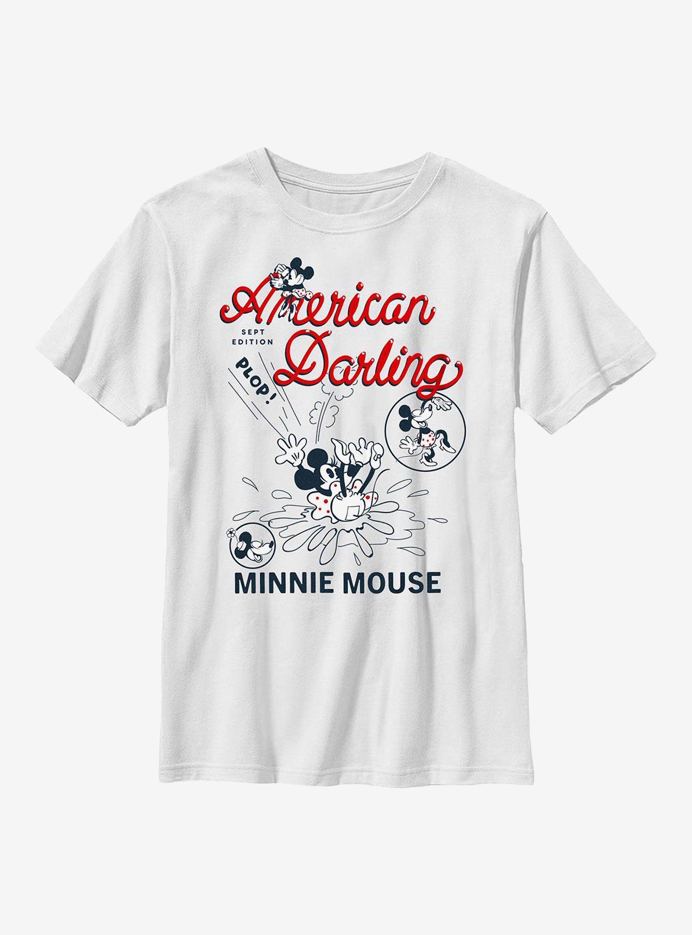 Disney Minnie Mouse Darling Comic Youth T-Shirt, , hi-res