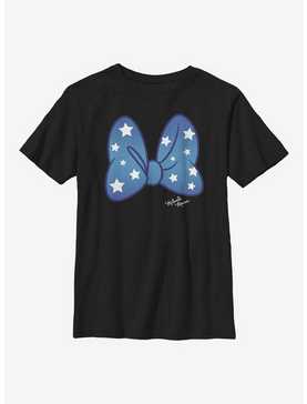 Disney Minnie Mouse Stars Bow Youth T-Shirt, , hi-res