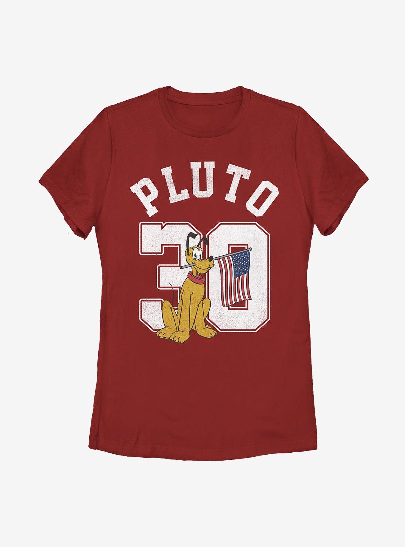 Disney Pluto Collegiate Womens T-Shirt, , hi-res