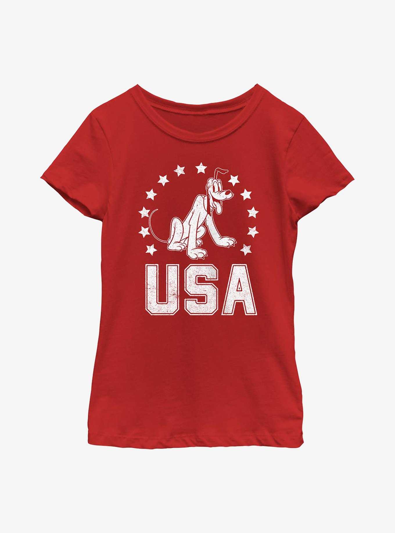 Disney Pluto USA Youth Girls T-Shirt, , hi-res