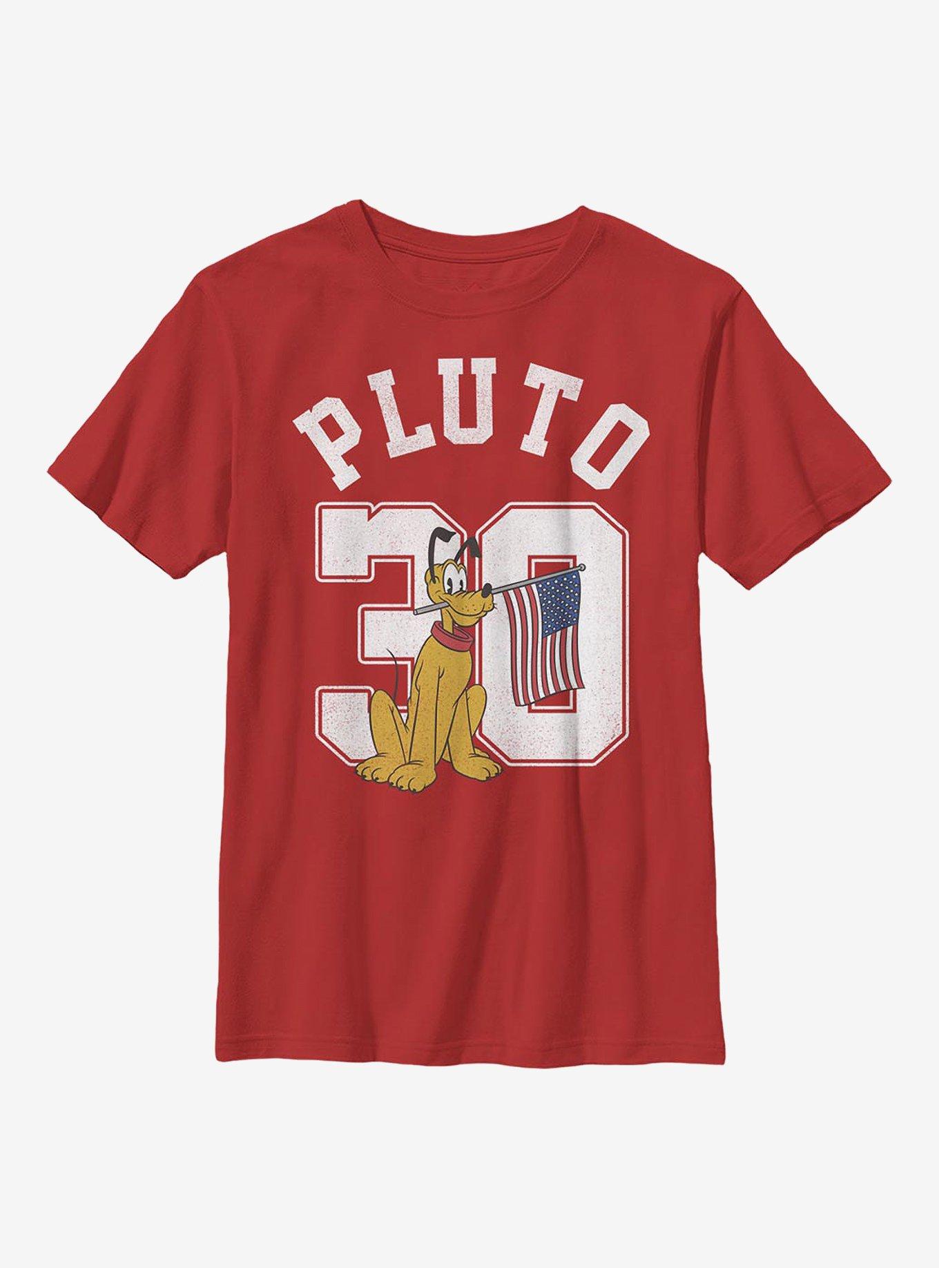 Disney Pluto Collegiate Youth T-Shirt, , hi-res