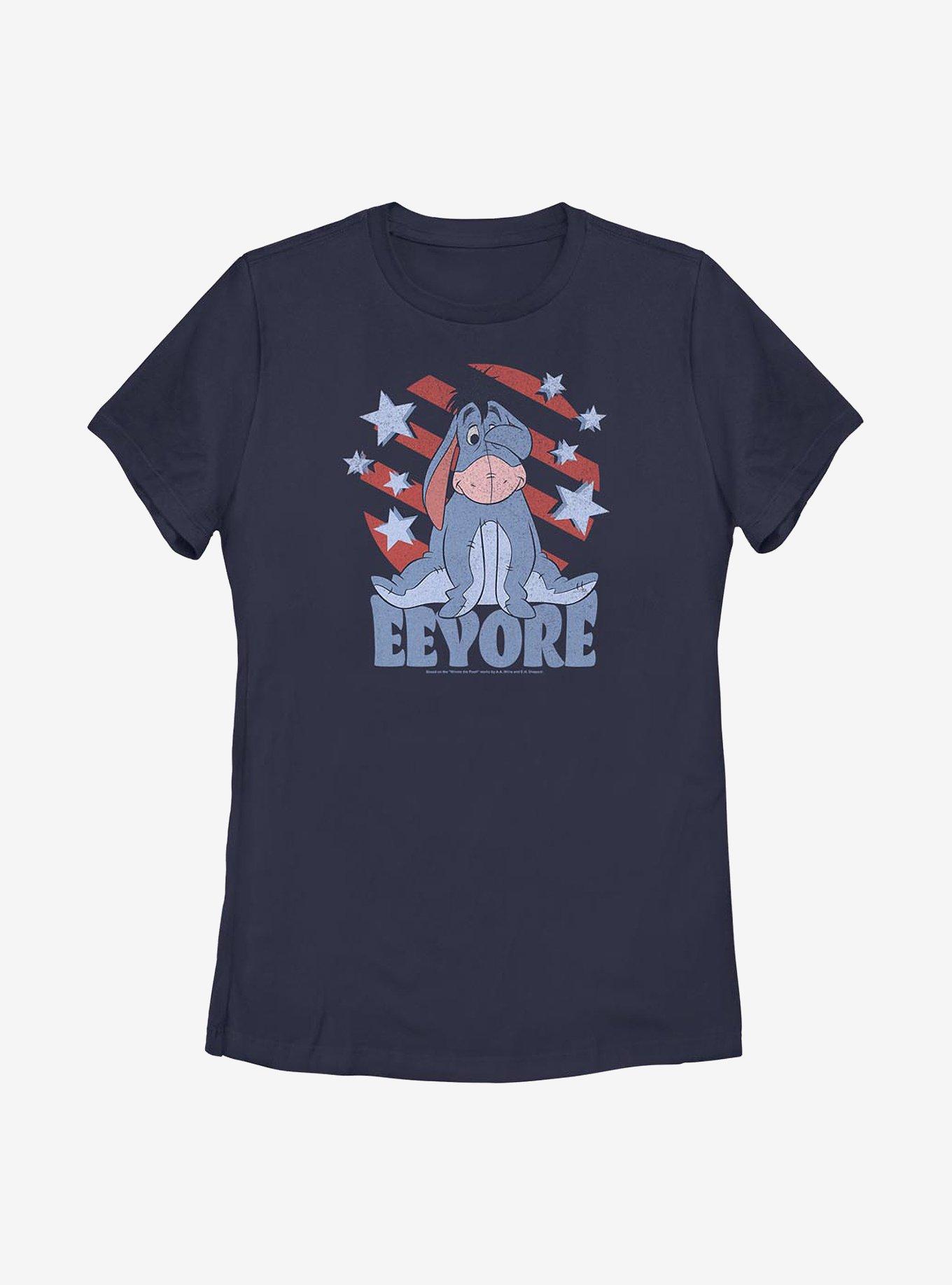 Disney Winnie The Pooh Eeyore Spangled Womens T-Shirt, , hi-res