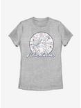 Disney Beauty And The Beast Belle Americana Womens T-Shirt, ATH HTR, hi-res