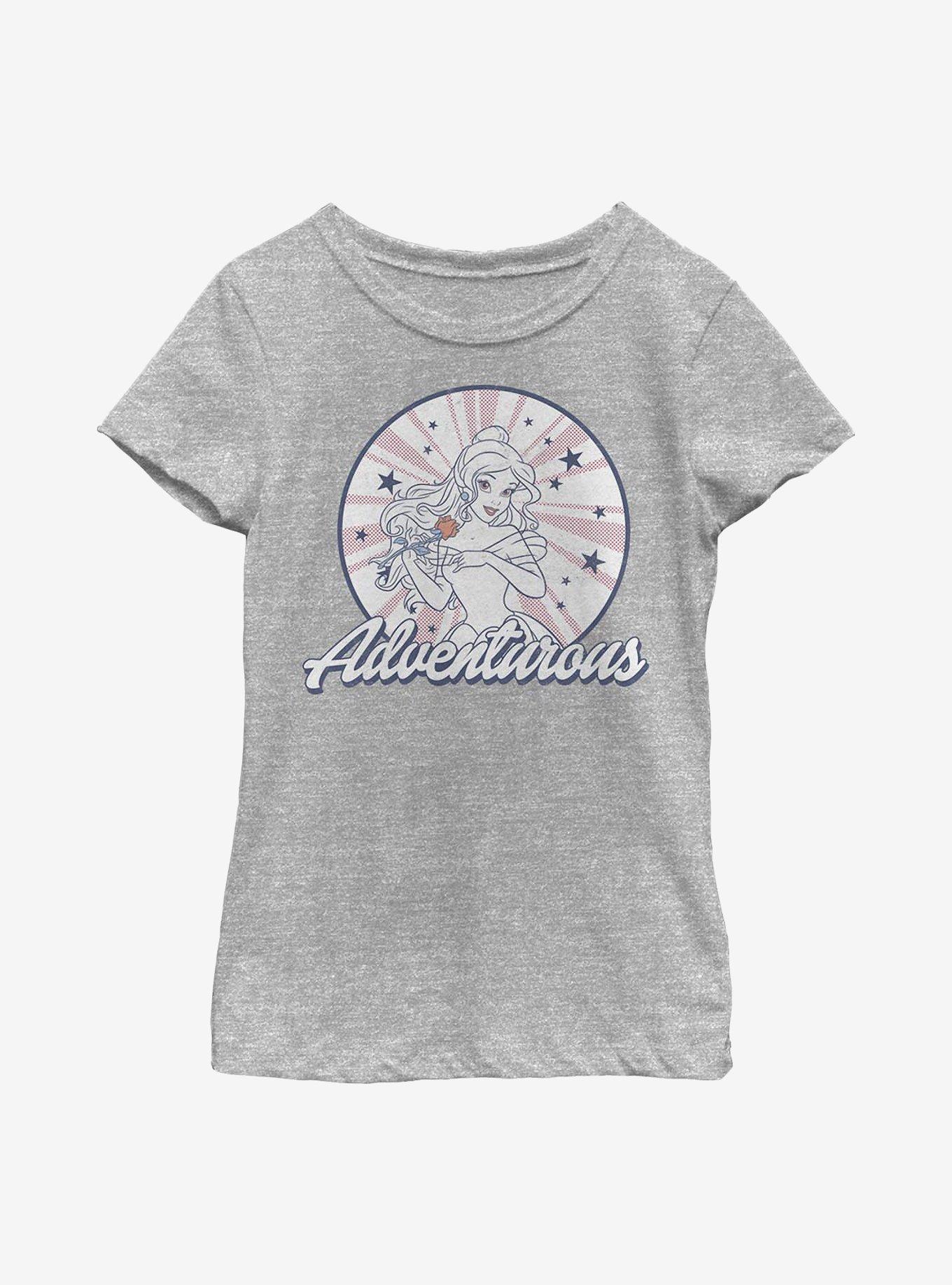 Disney Beauty And The Beast Belle Americana Youth Girls T-Shirt, , hi-res