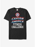 Marvel Captain America Challenge Accepted T-Shirt, BLACK, hi-res