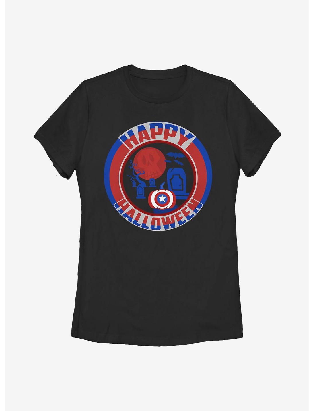 Marvel Captain America Cappy Halloween Womens T-Shirt, BLACK, hi-res