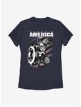 Marvel Captain America Hero Womens T-Shirt, NAVY, hi-res
