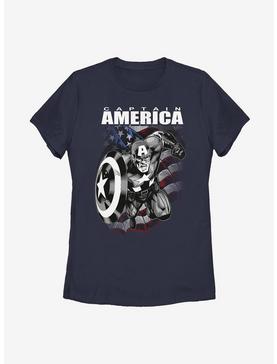 Marvel Captain America Hero Womens T-Shirt, , hi-res