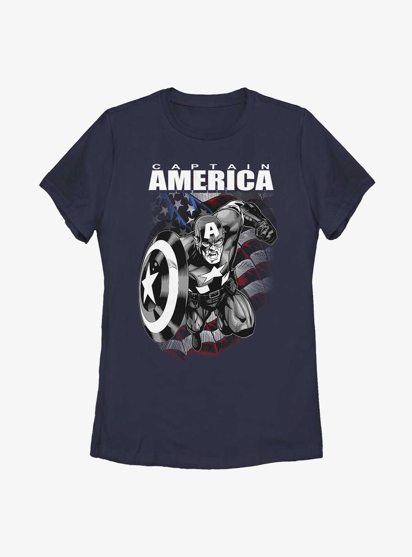 Marvel Captain America Hero Womens T-Shirt, , hi-res