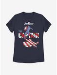 Marvel Captain America The Captain Womens T-Shirt, NAVY, hi-res