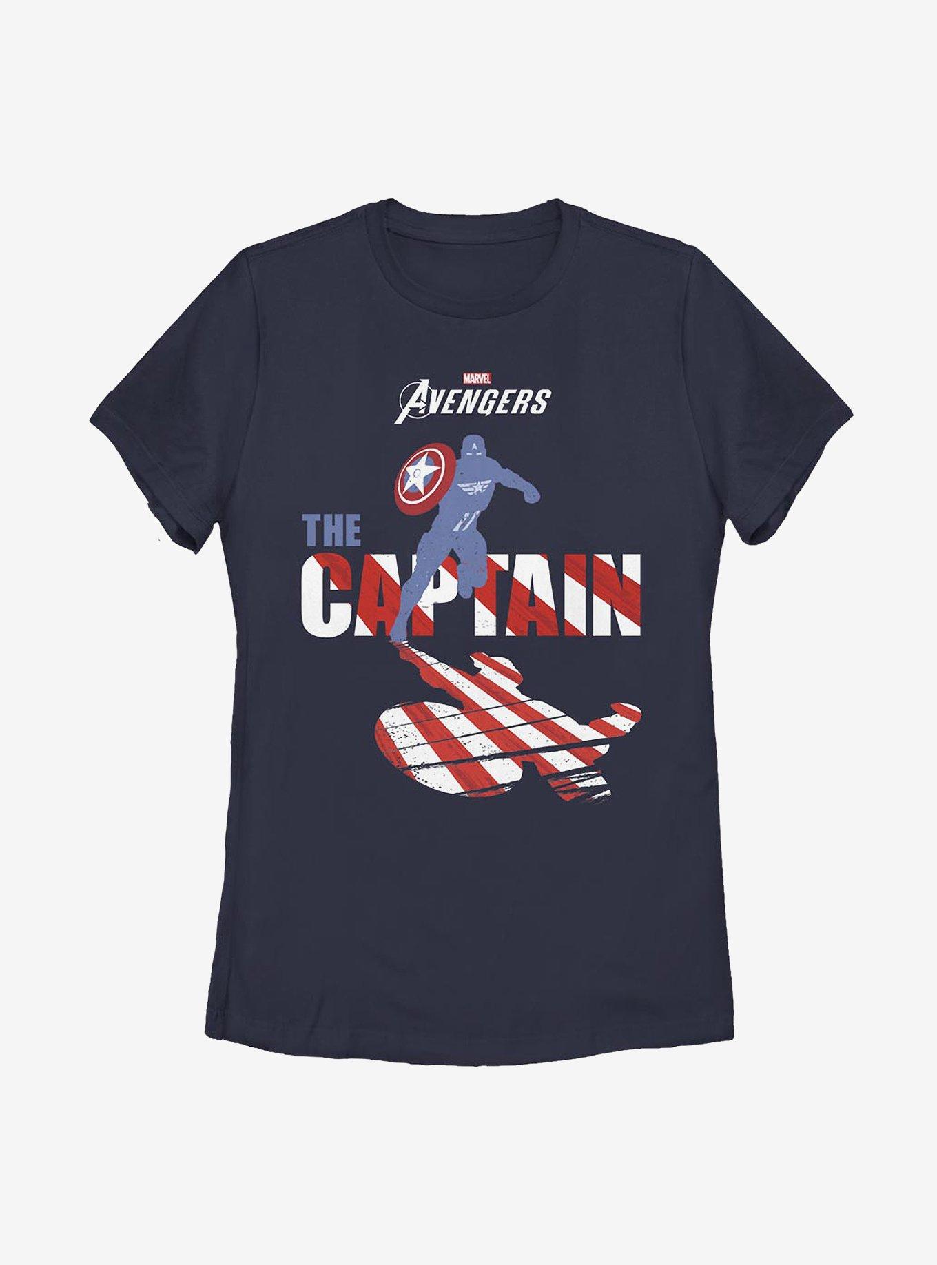 Marvel Captain America The Captain Womens T-Shirt, , hi-res