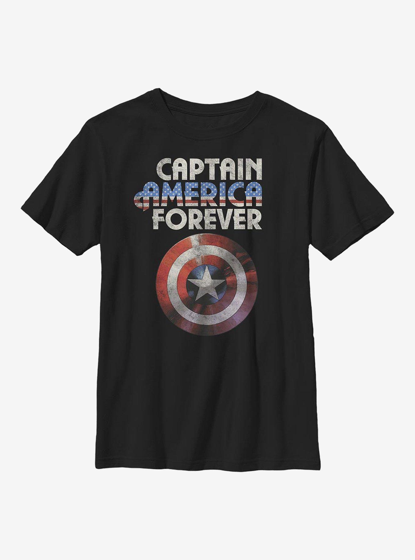 Marvel Captain America Captain America Forever Youth TShirt