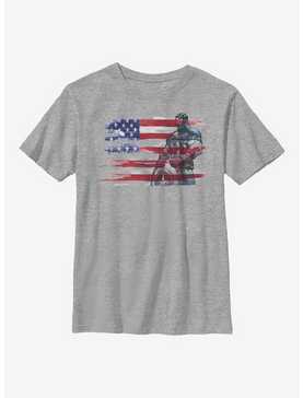 Marvel Captain America Capt Inkflag Youth T-Shirt, , hi-res