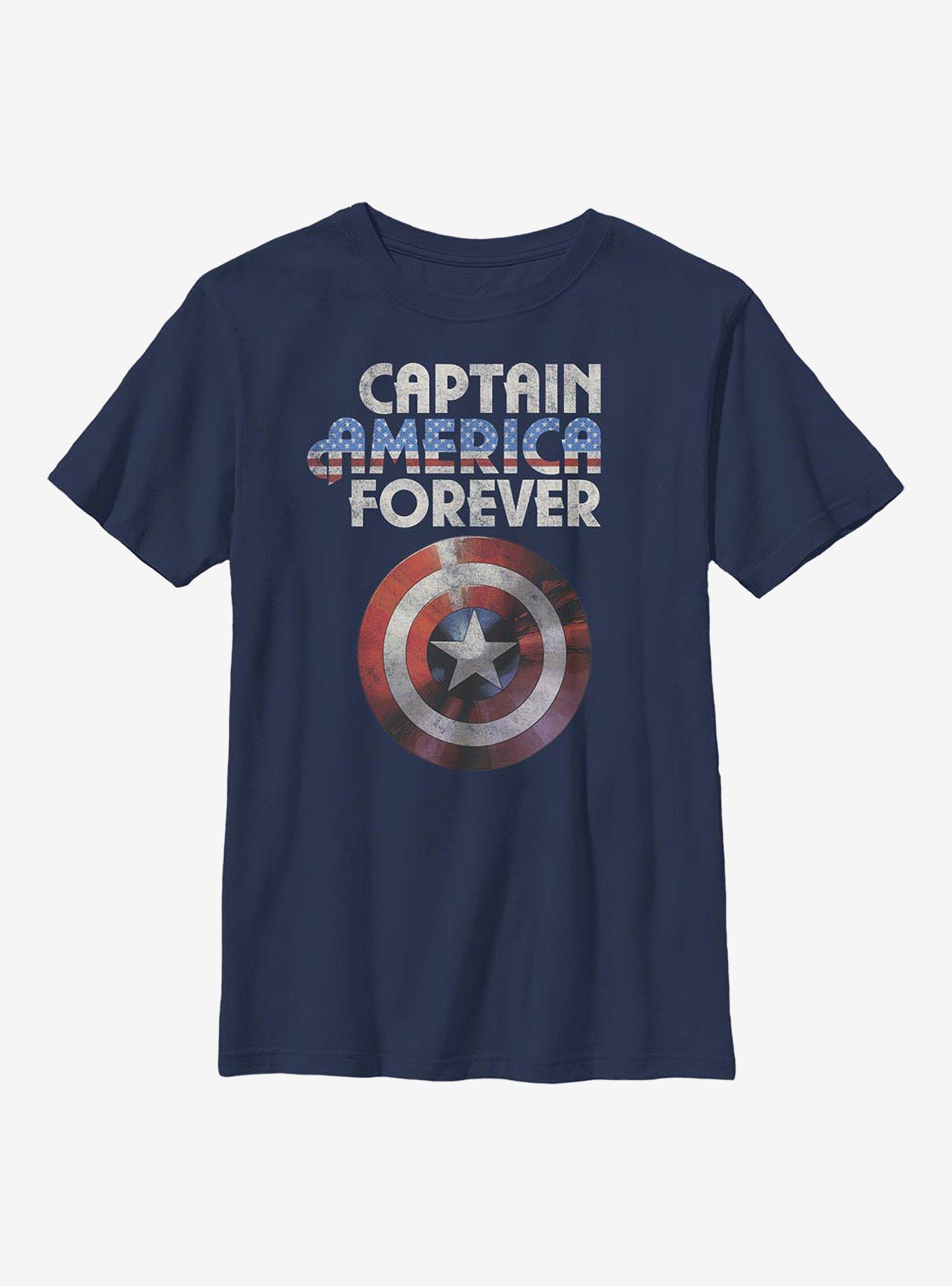 Marvel Captain America Captain America Forever Youth TShirt