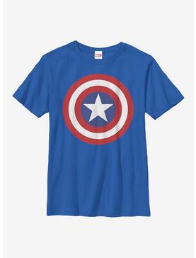 Plus Size Marvel Captain America Classic Shield Youth T-Shirt, , hi-res