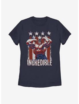 Marvel Hulk Flag Womens T-Shirt, , hi-res