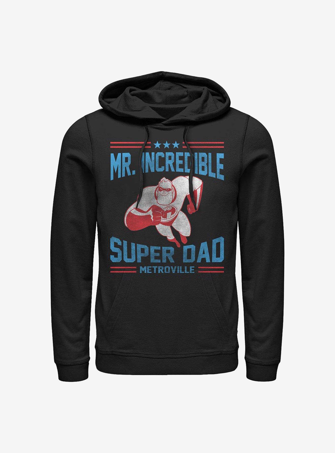 Disney Pixar The Incredibles Athletic Superdad Hoodie, , hi-res