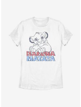 Disney The Lion King Americana Simba Womens T-Shirt, , hi-res
