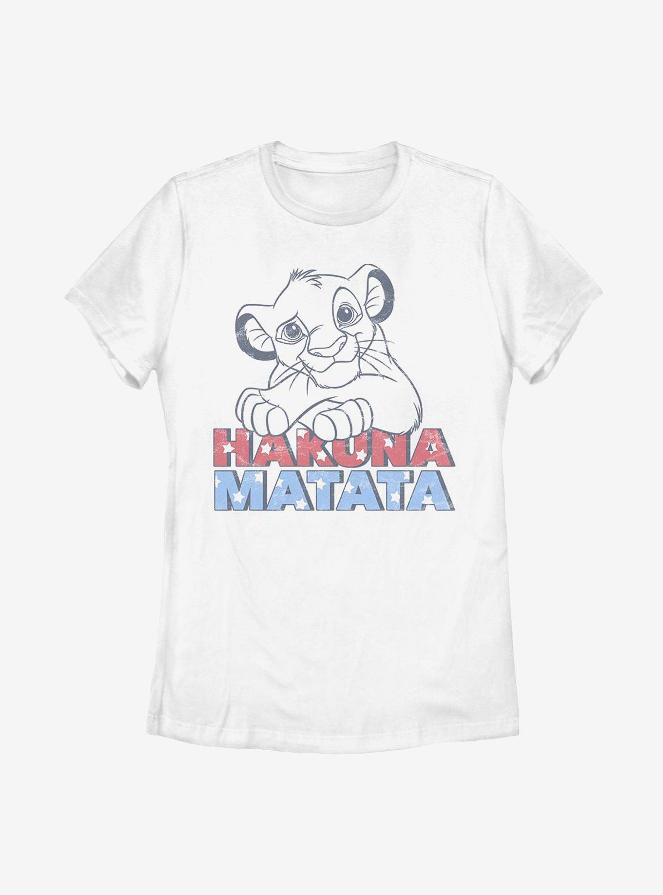 Disney The Lion King Americana Simba Womens T-Shirt, , hi-res