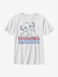 Disney The Lion King Americana Simba Youth T-Shirt, WHITE, hi-res