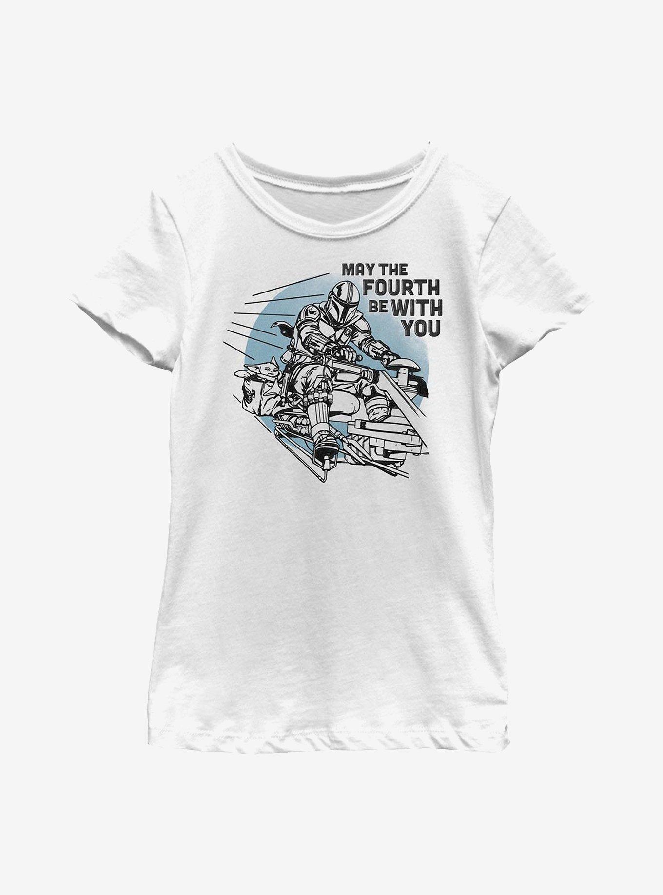 Star Wars The Mandalorian May The Fourth Youth Girls T-Shirt, , hi-res