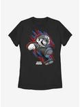 Nintendo Super Mario Mo Fast Stripes Womens T-Shirt, BLACK, hi-res