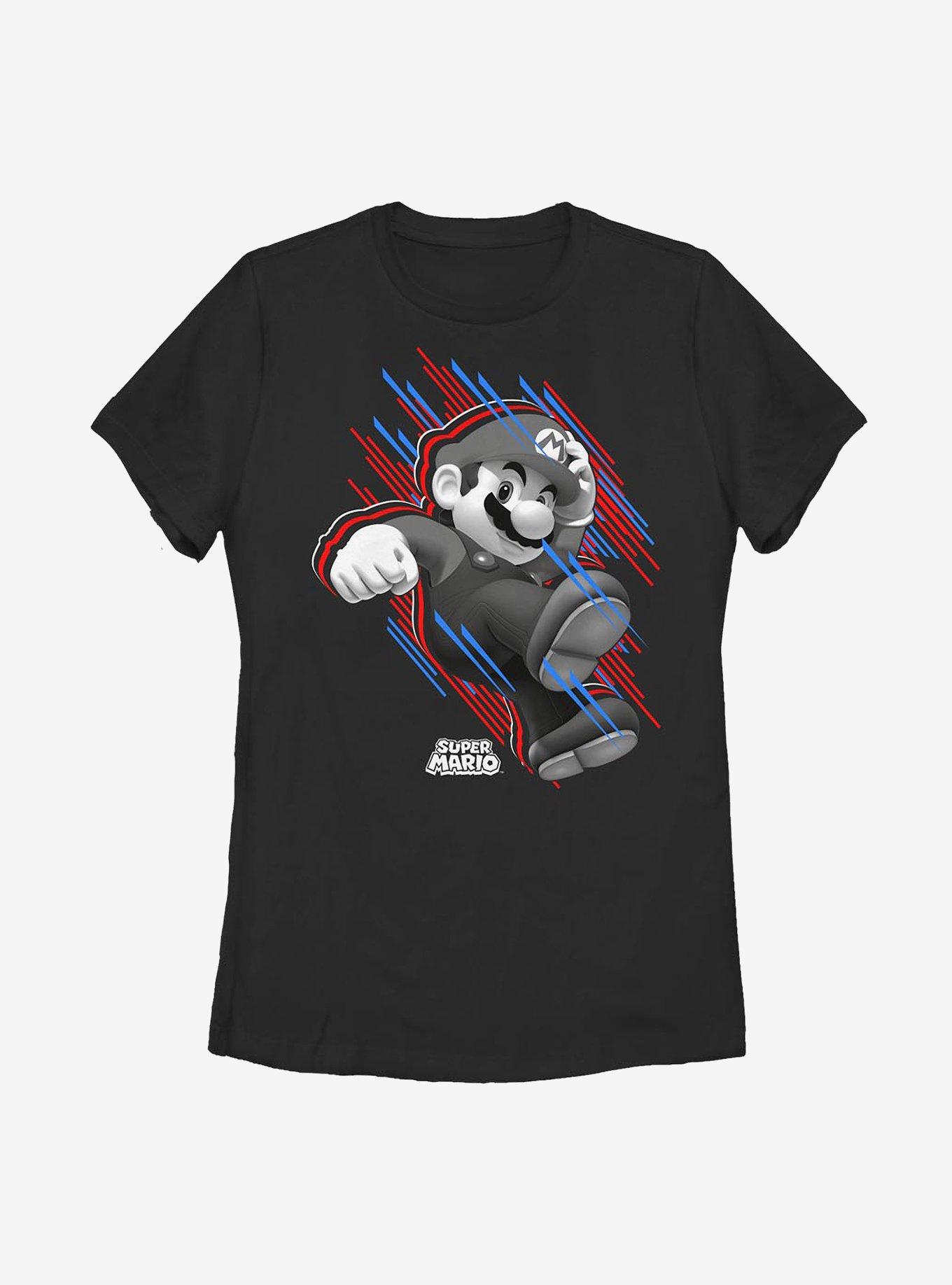 Nintendo Super Mario Mo Fast Stripes Womens T-Shirt, , hi-res