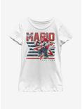 Nintendo Super Mario Start Youth Girls T-Shirt, WHITE, hi-res