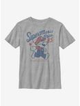 Nintendo Super Mario Great Youth T-Shirt, ATH HTR, hi-res