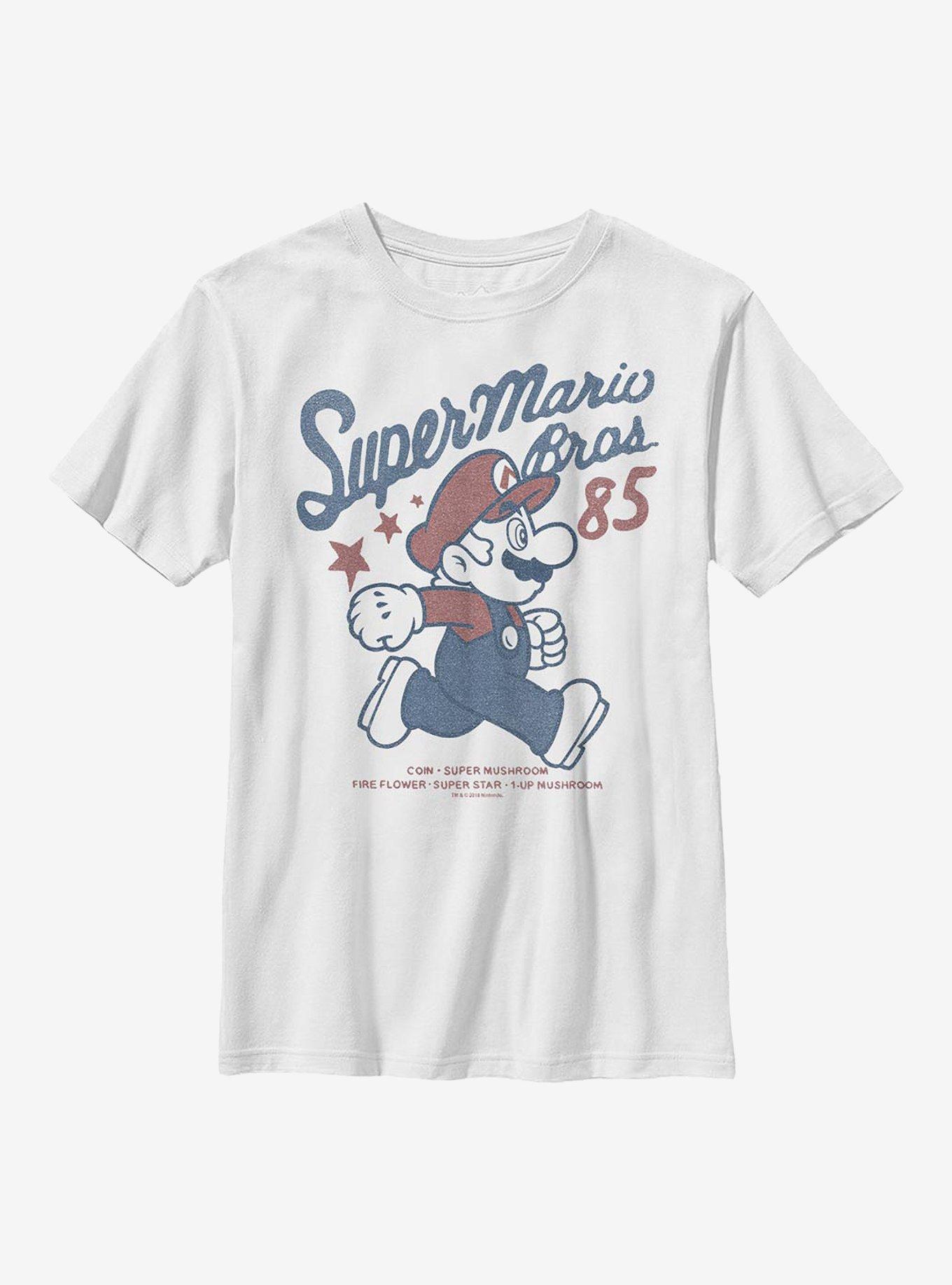 Nintendo Super Mario Great Youth T-Shirt, WHITE, hi-res