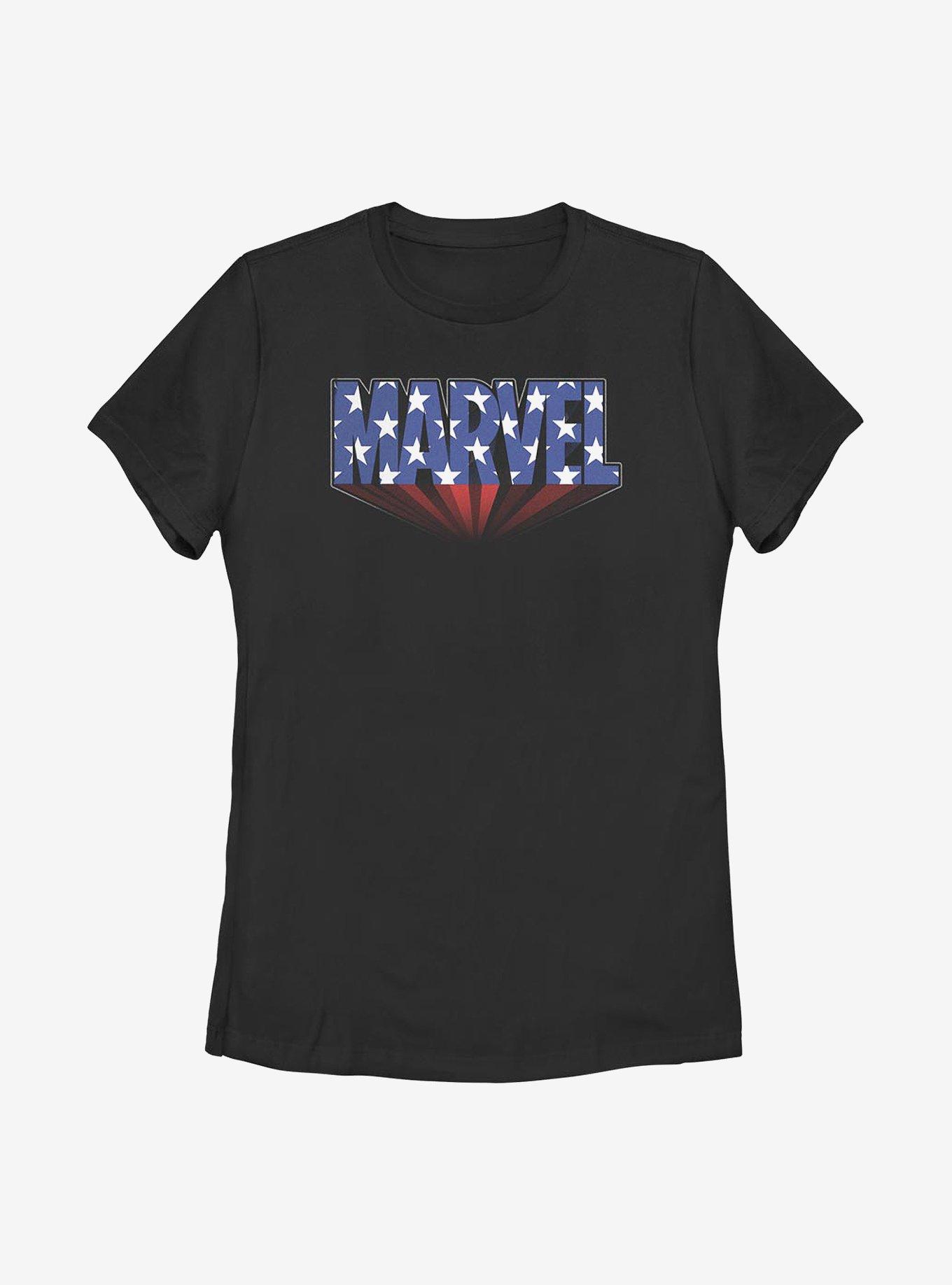 Marvel Star Logo Womens T-Shirt