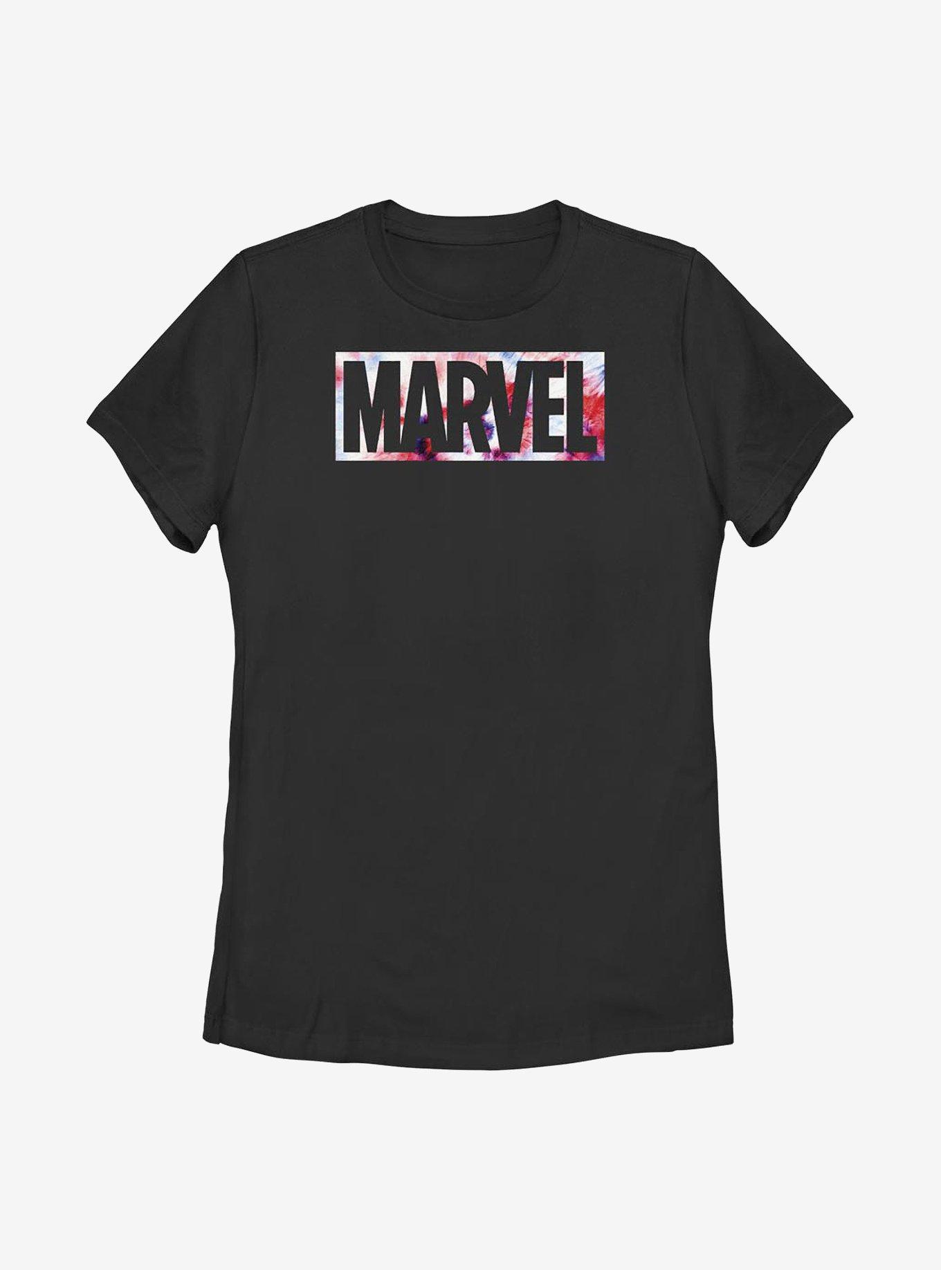 Marvel USA Dye Logo Womens T-Shirt, , hi-res