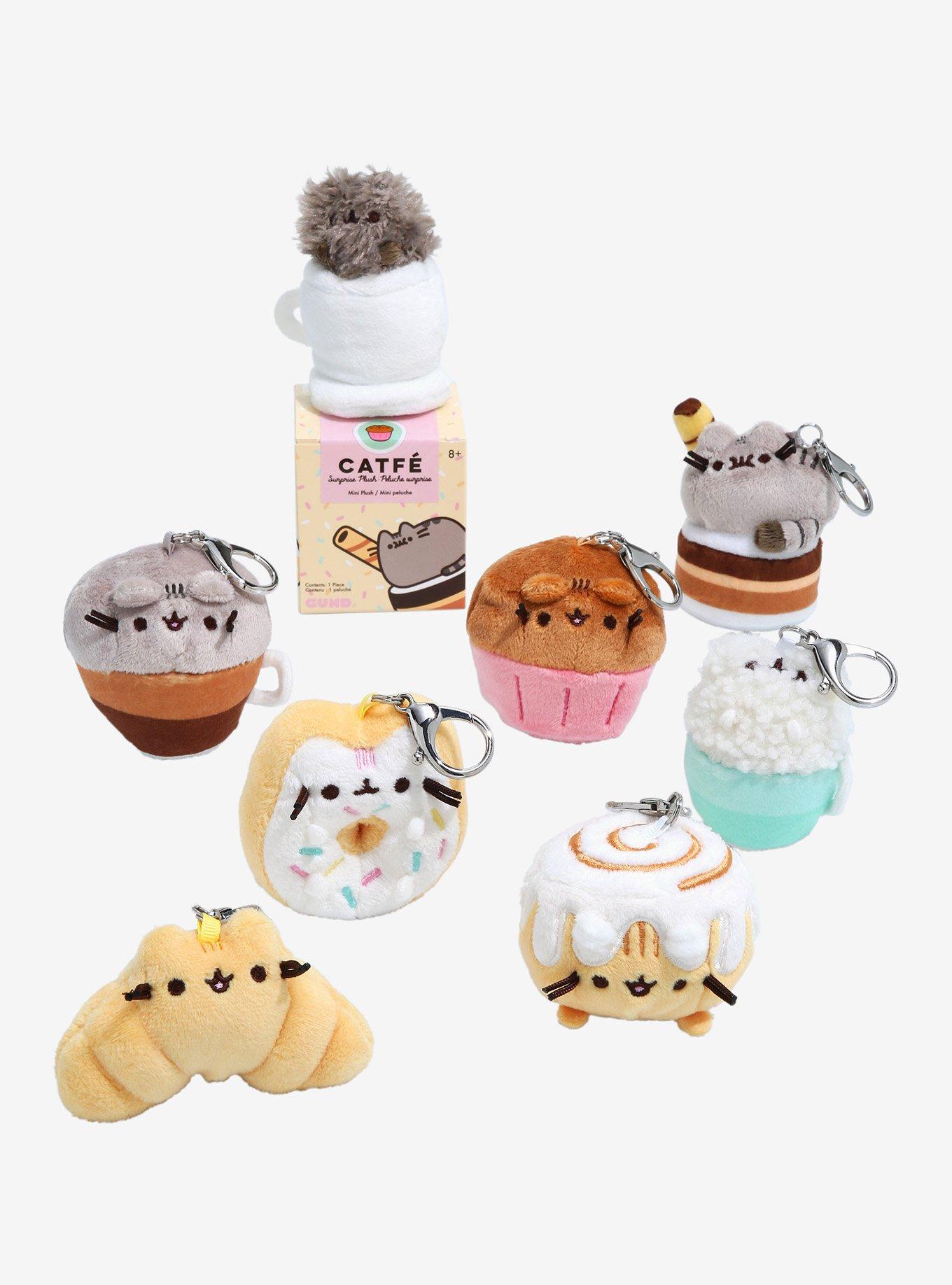 Pusheen Catfé Blind Box Plush Keychain, , hi-res