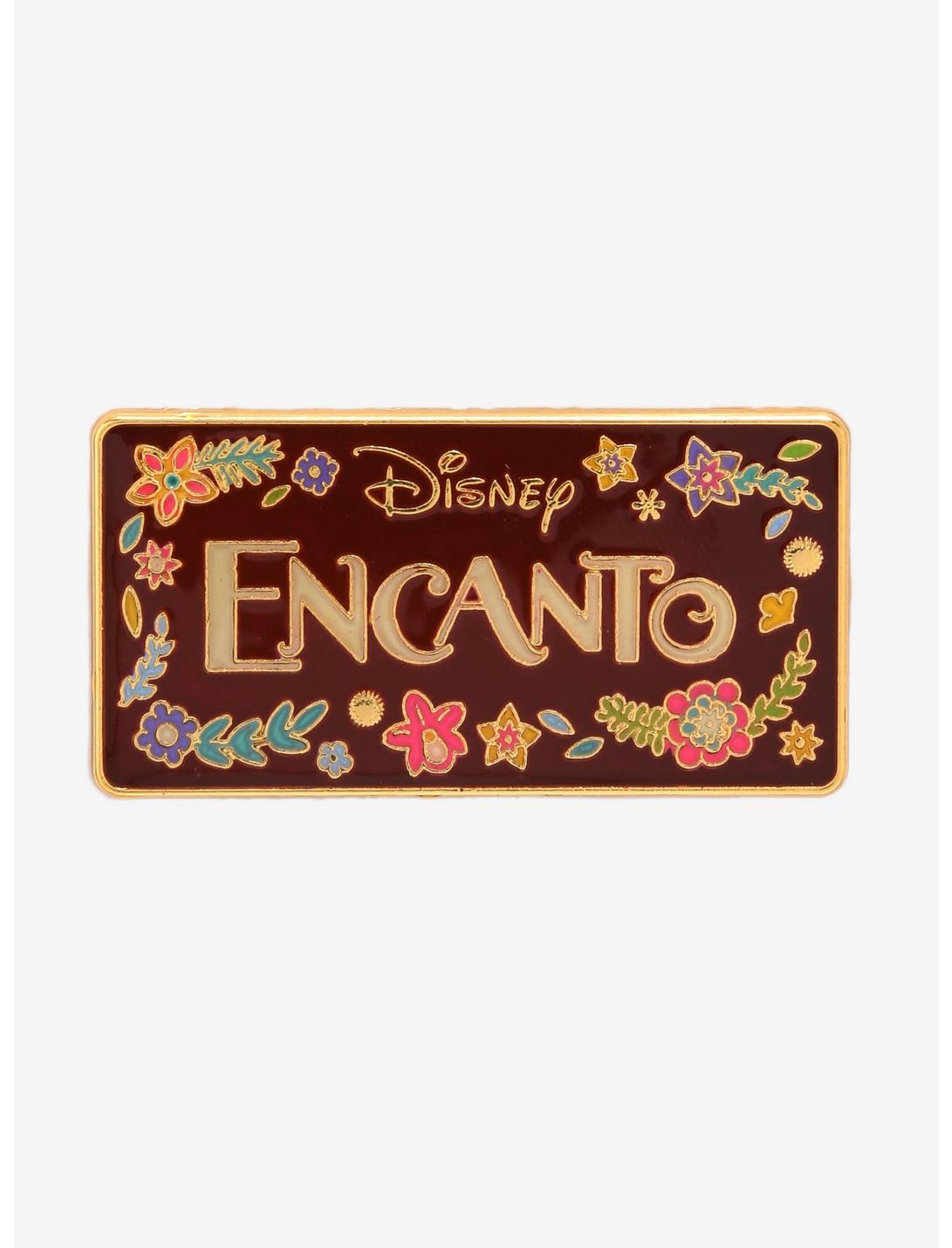 Loungefly Disney Encanto Logo Enamel Pin - BoxLunch Exclusive, , hi-res