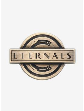Marvel Eternals Logo Enamel Pin - BoxLunch Exclusive, , hi-res