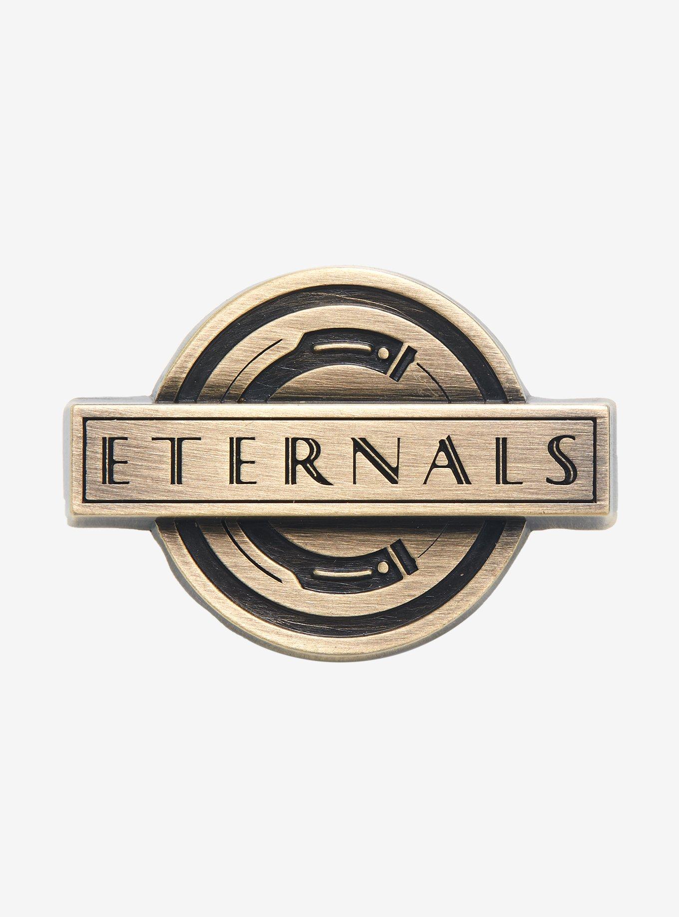 Marvel Eternals Logo Enamel Pin - BoxLunch Exclusive, , hi-res