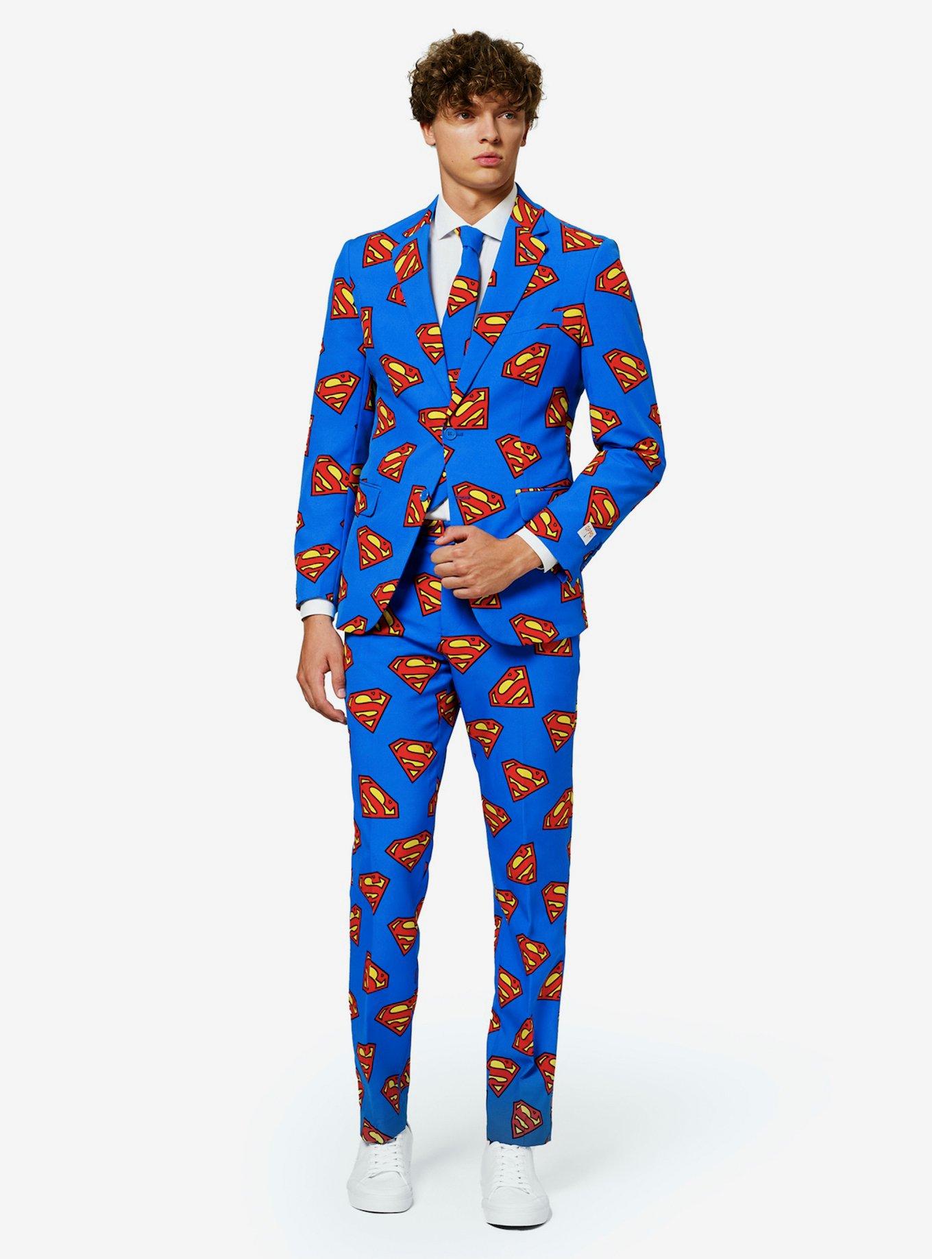 DC Comics Superman Suit, BLUE, hi-res