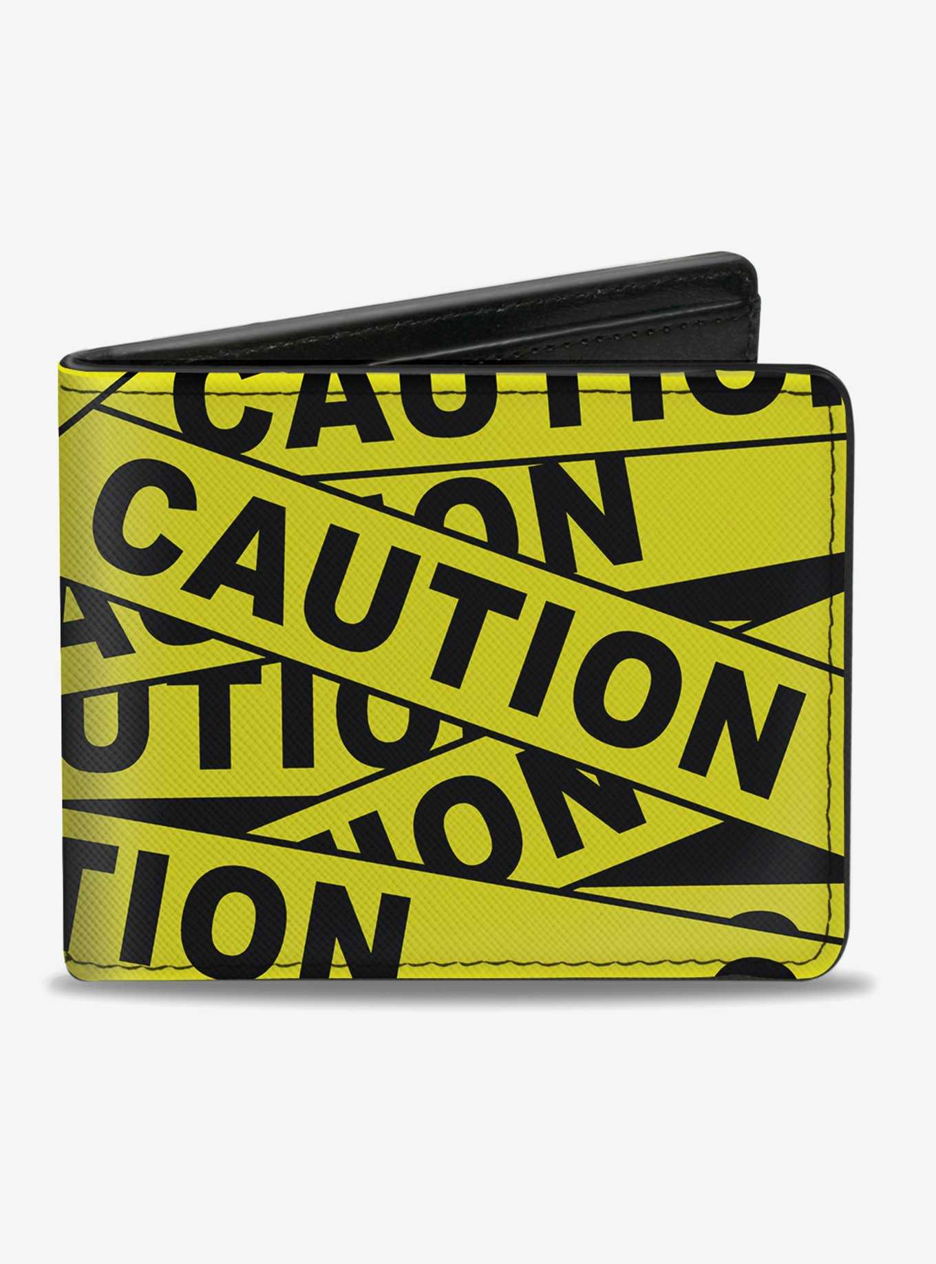 Caution Tape Bifold Wallet, , hi-res