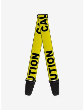 Caution Tape Guitar Strap | Hot Topic