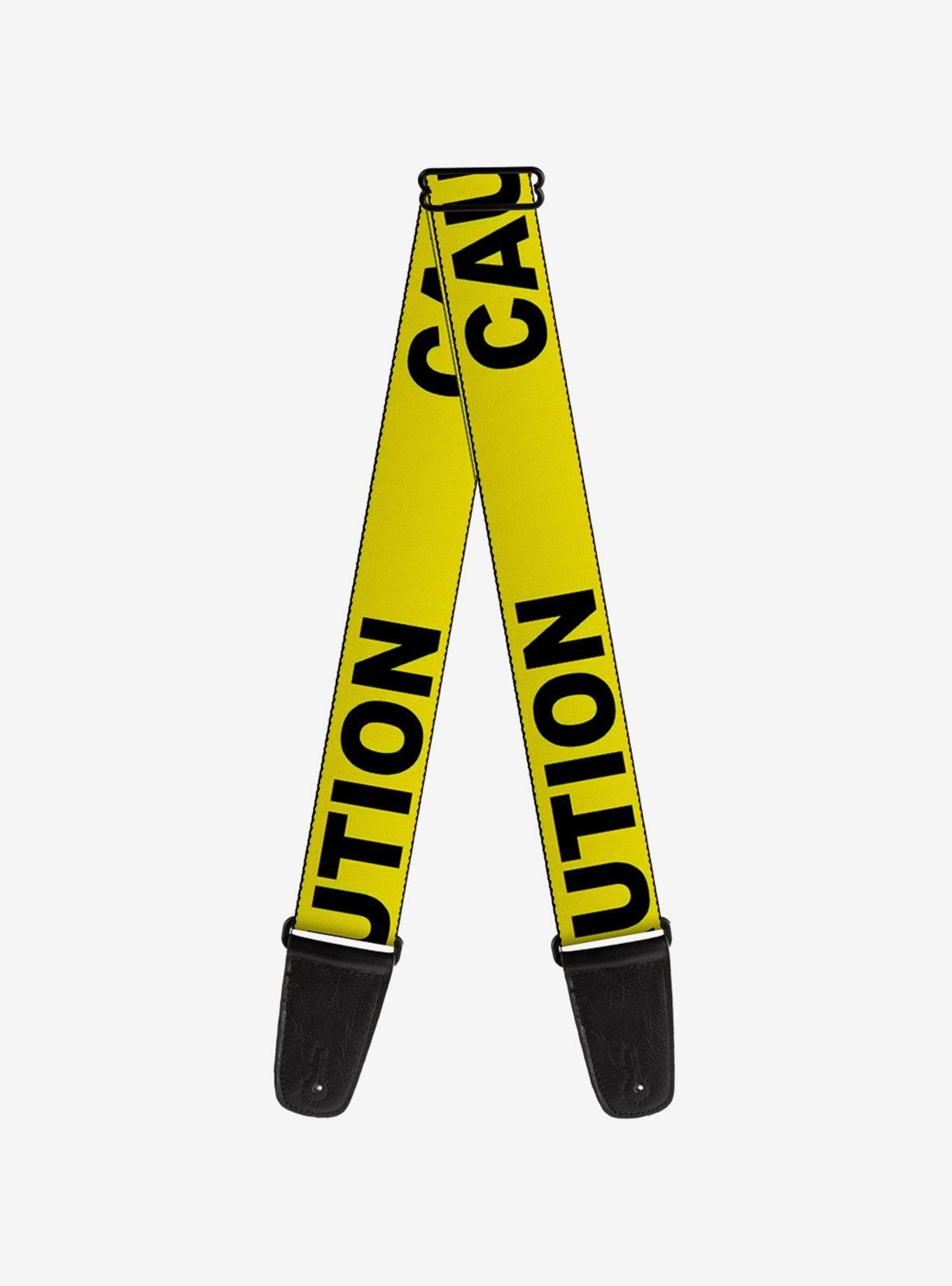 Caution Tape Guitar Strap, , hi-res