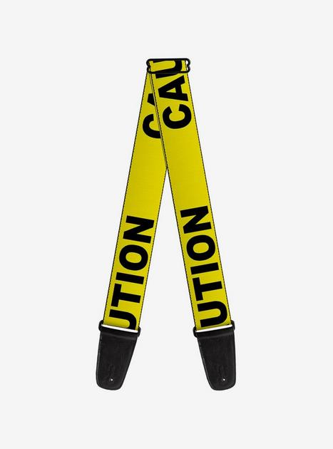 Caution Tape Guitar Strap | Hot Topic