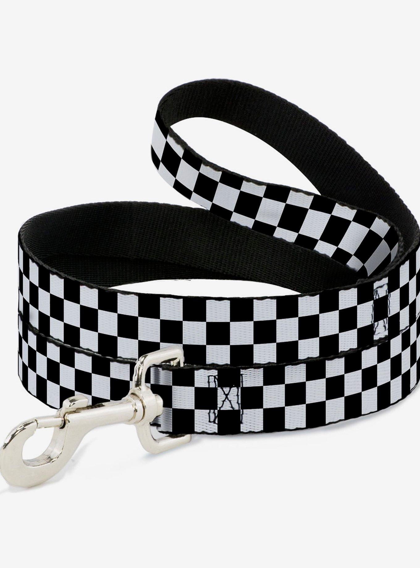 Checker Print Dog Leash, , hi-res